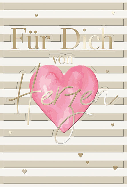 Sternstunden Minikarte „Für Dich von Herzen“