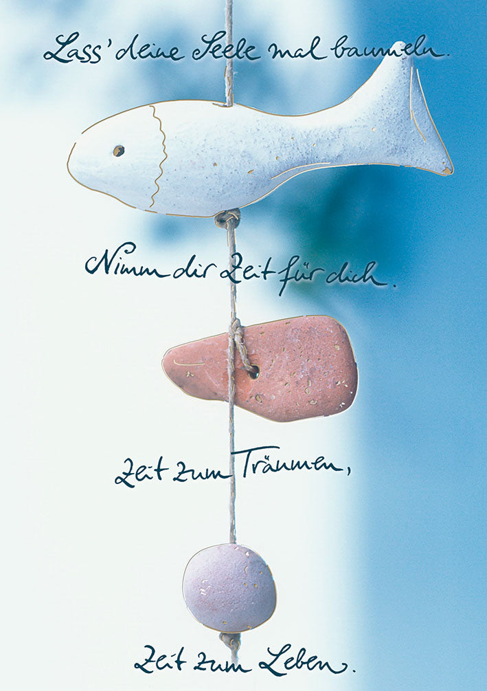 Blue Emotions Glückwunschkarte „Fisch-Mobile“