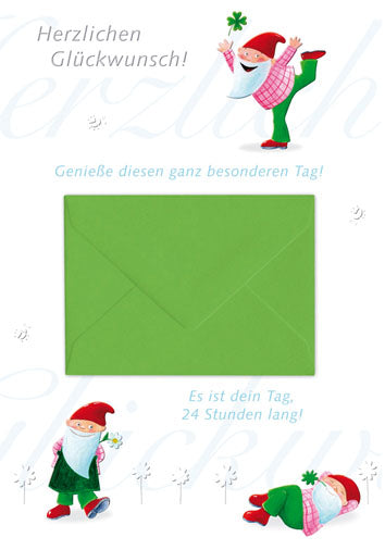 Geldkarte zum Geburtstag „Wichtel“