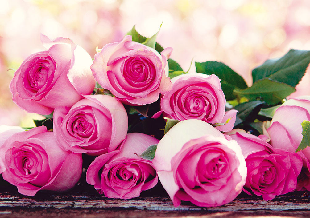 Amelie Glückwunschkarte „Rosa Rosen“