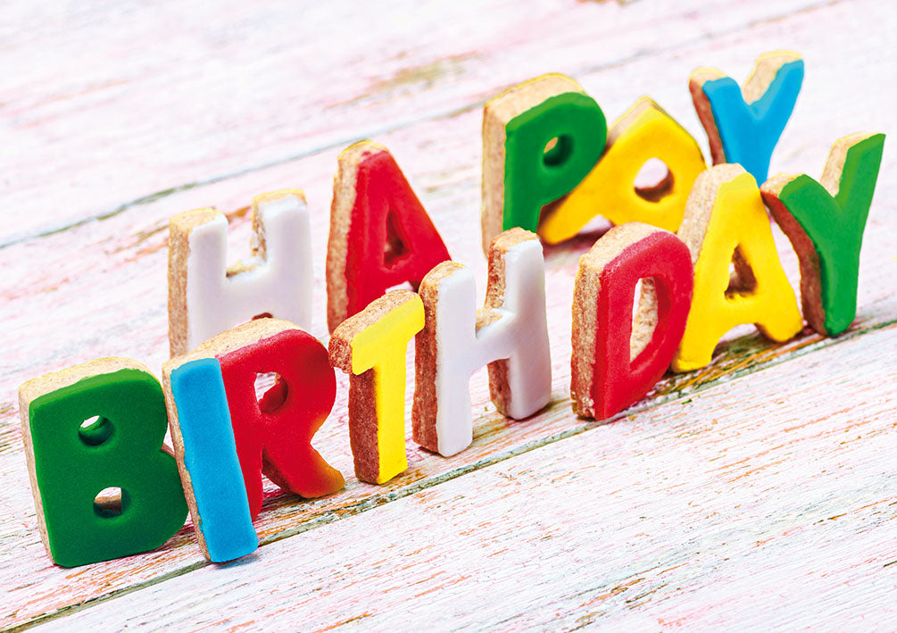 Amelie Geburtstagskarte „Happy-Birthday-Kekse“