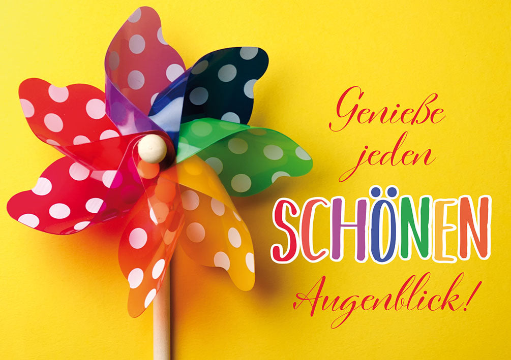 Amelie Glückwunschkarte „Windrad“