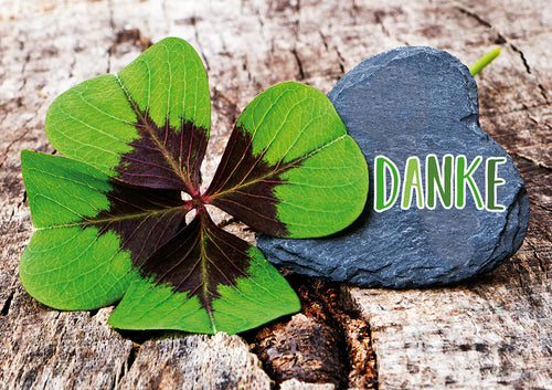 Amelie Dankeskarte „Danke-Klee“