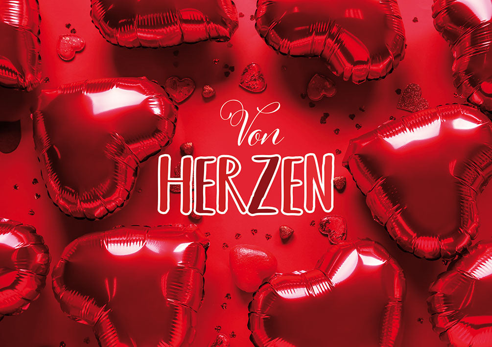 Amelie Glückwunschkarte „Herzballons“