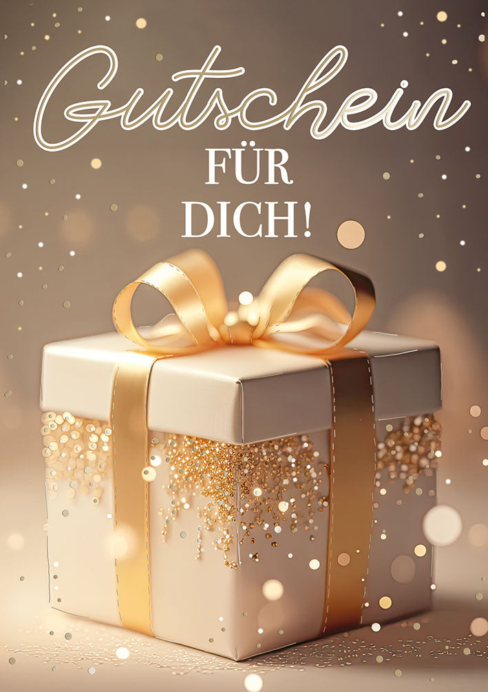 Gutscheinkarte „Goldenes Geschenk“