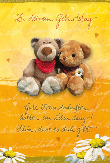 Geburtstagskarte „Teddybären“