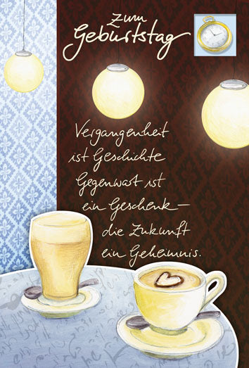 Geburtstagskarte „Kaffee und Bier“