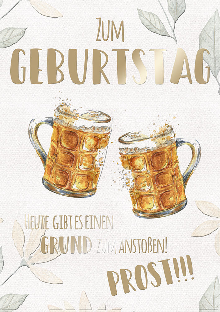 Art of Giving Geburtstagskarte „Bierkrüge“