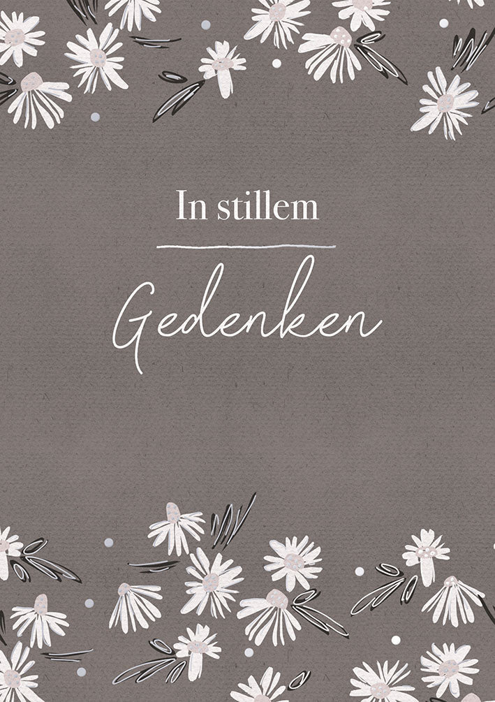 Art of Giving Trauerkarte „Kleine Blüten“