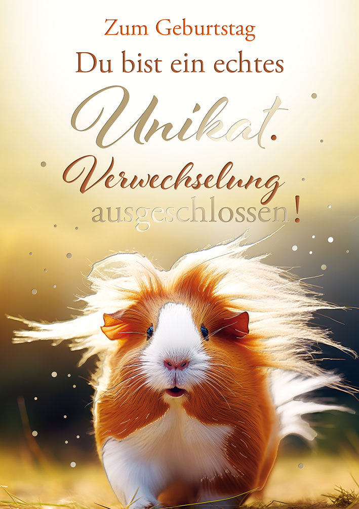 Loonycard Geburtstagskarte „Unikat“