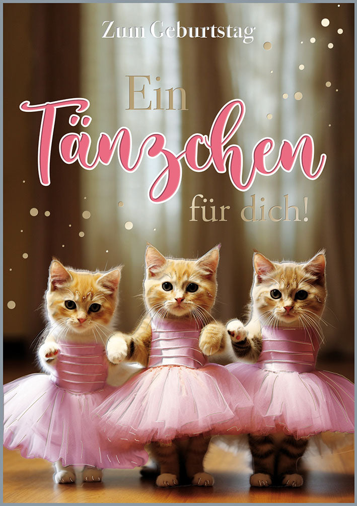 Loonycard Geburtstagskarte „Tänzchen“
