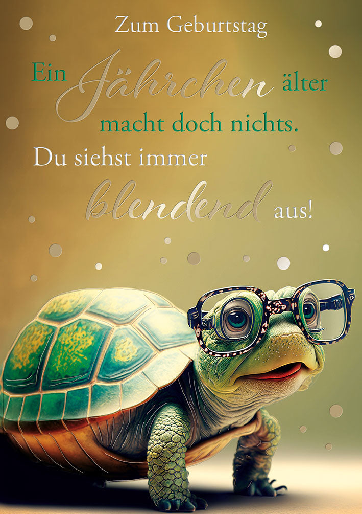 Loonycard Geburtstagskarte „Blendend“