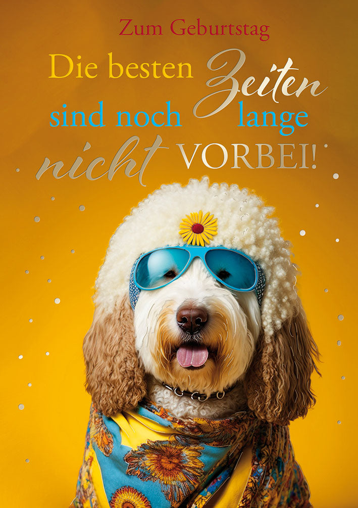 Loonycard Geburtstagskarte „Die besten Zeiten“