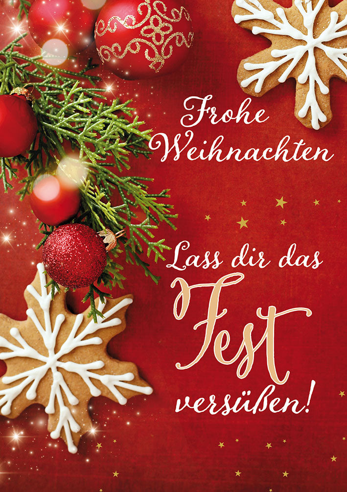 Weihnachtskarte „Plätzchen“