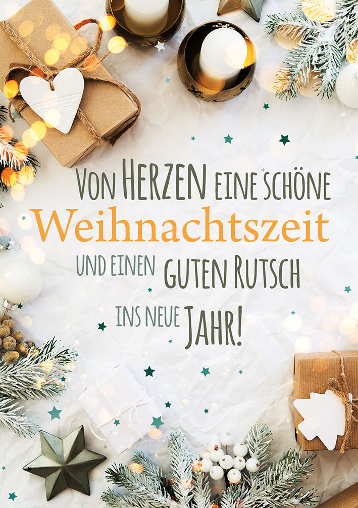 Weihnachtskarte „Weihnachtliche Deko“