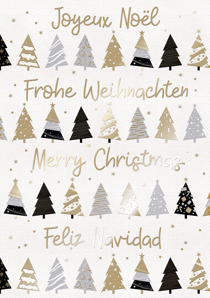 Weihnachtskarte „Joyeux Noël Tannen“