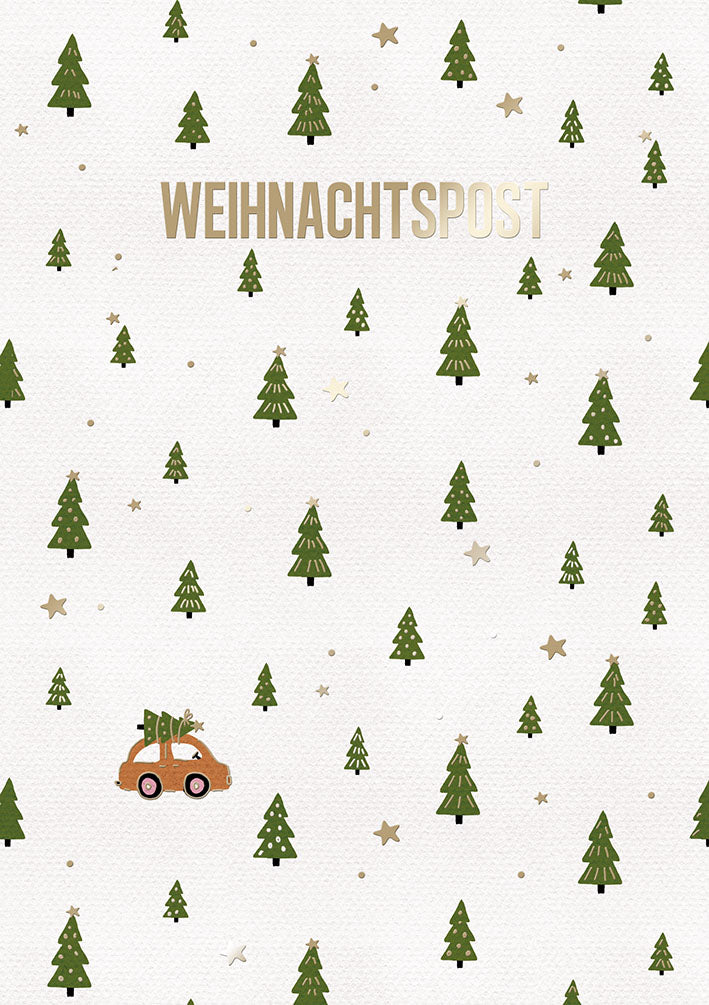 Weihnachtskarte „Weihnachtspost“