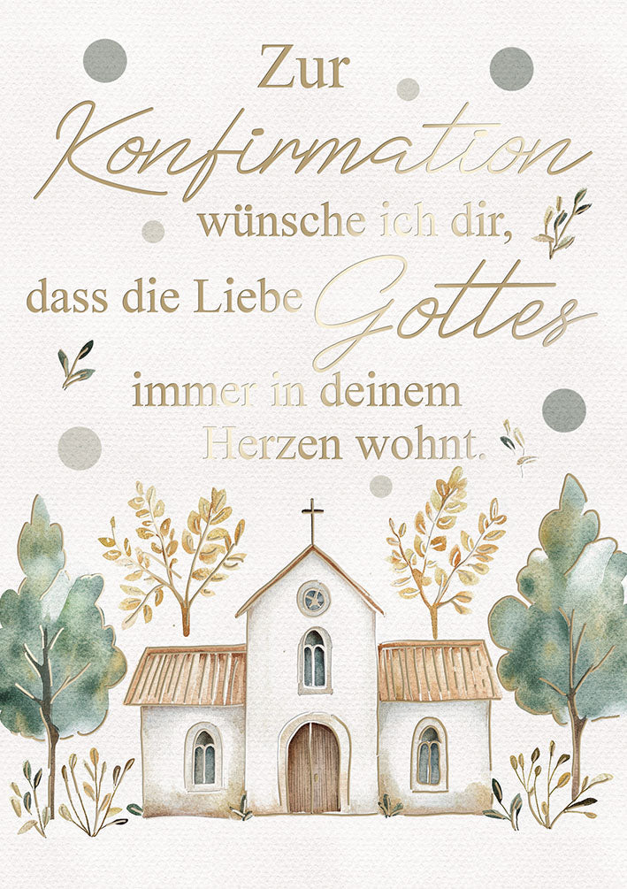 Konfirmationskarte „Kapelle“