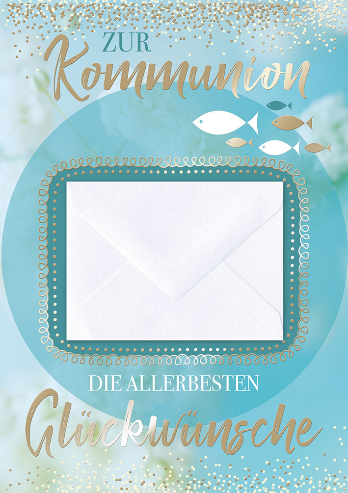Geldkarte zur Kommunion „Fischchen“