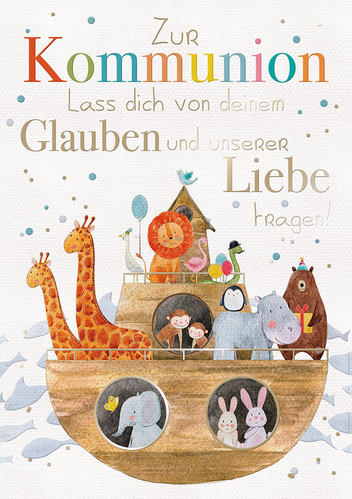 Kommunionskarte „Arche Noah“