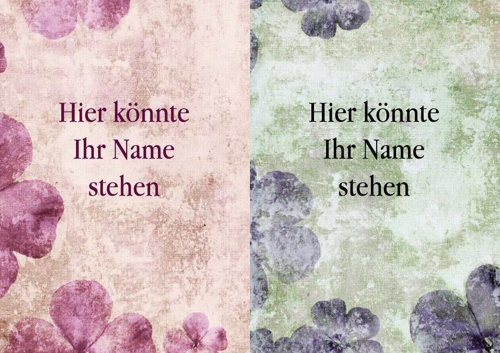 Namenskarte mit Wunschname