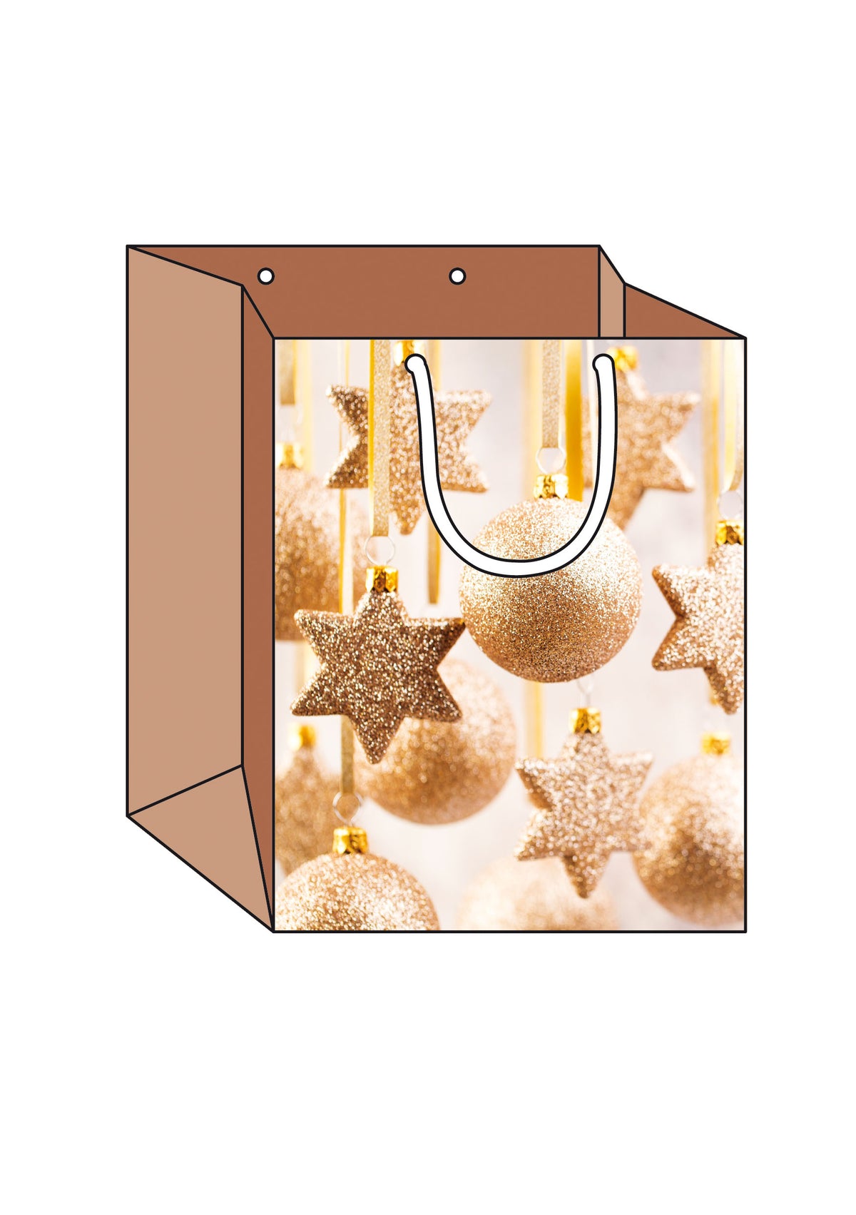 Weihnachtstasche-M-Sterne
