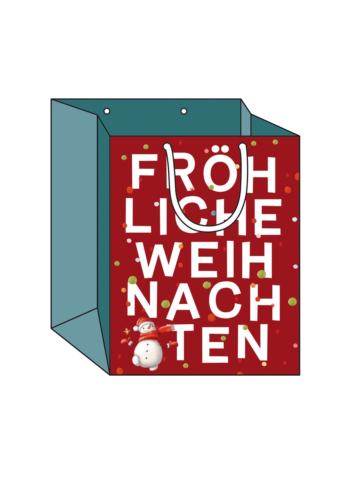 Weihnachtstasche-M-Frohe Weihnachten