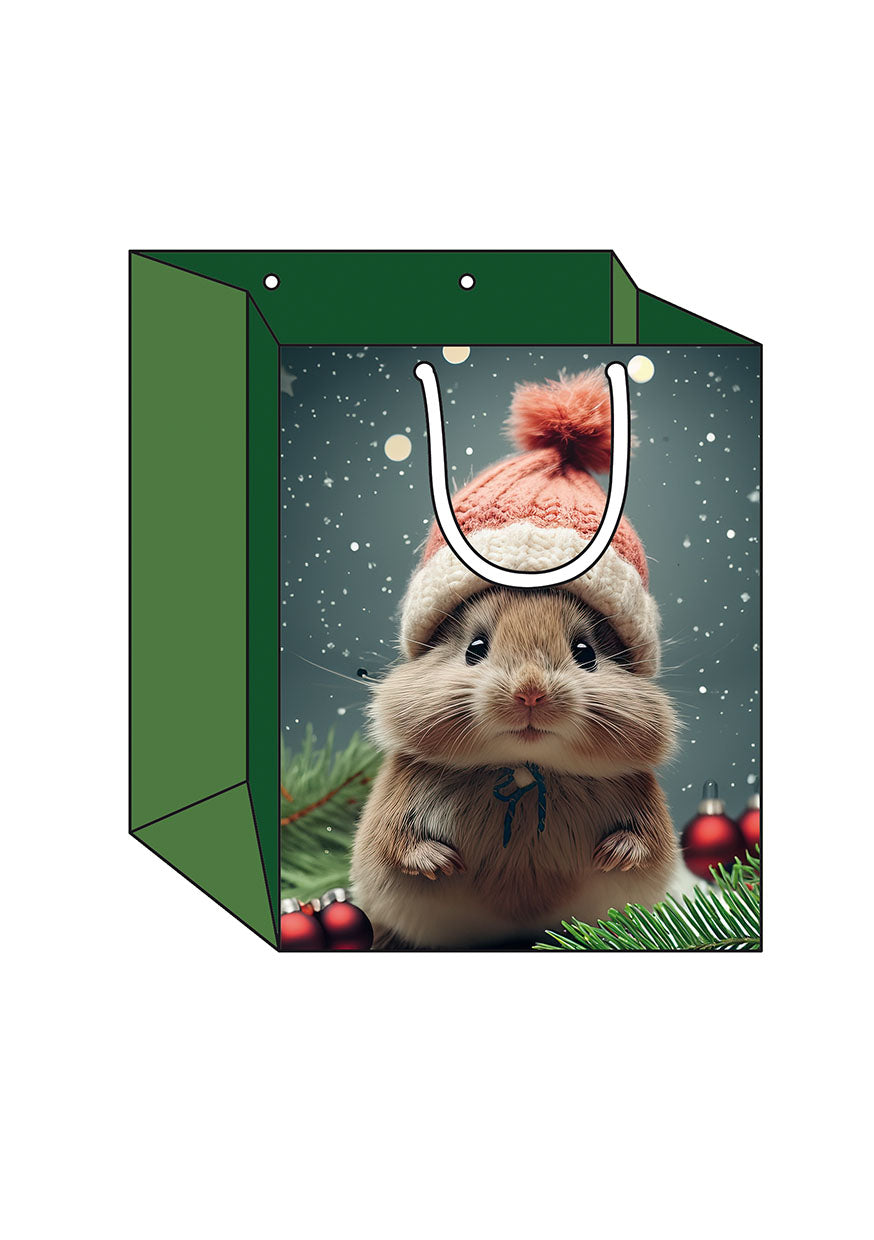 Weihnachtstasche-L-Hamster
