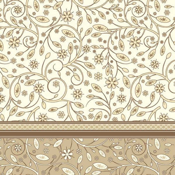 Servietten „Ornament braun“