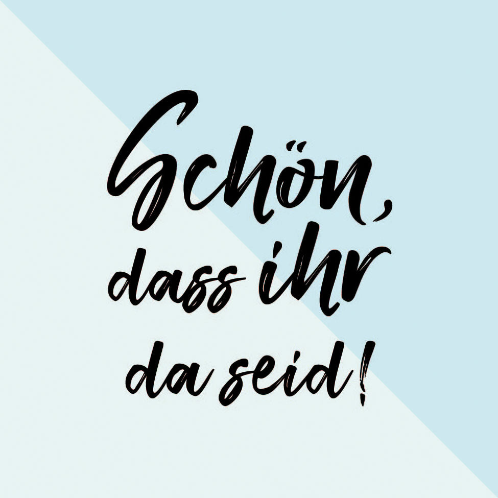 Servietten „Schön, dass ihr da seid II“