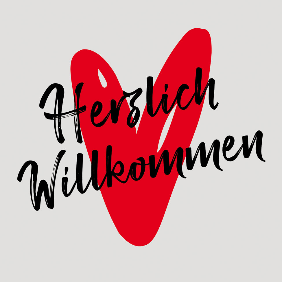 Servietten „Herzlich Willkommen“