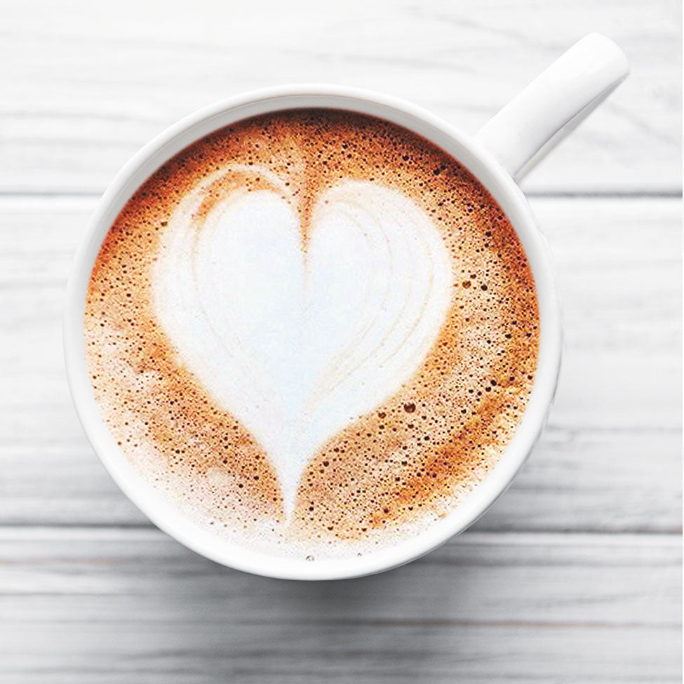 Servietten „Kaffeeherz“