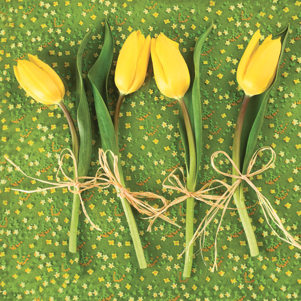 Servietten „Tulpen gelb“